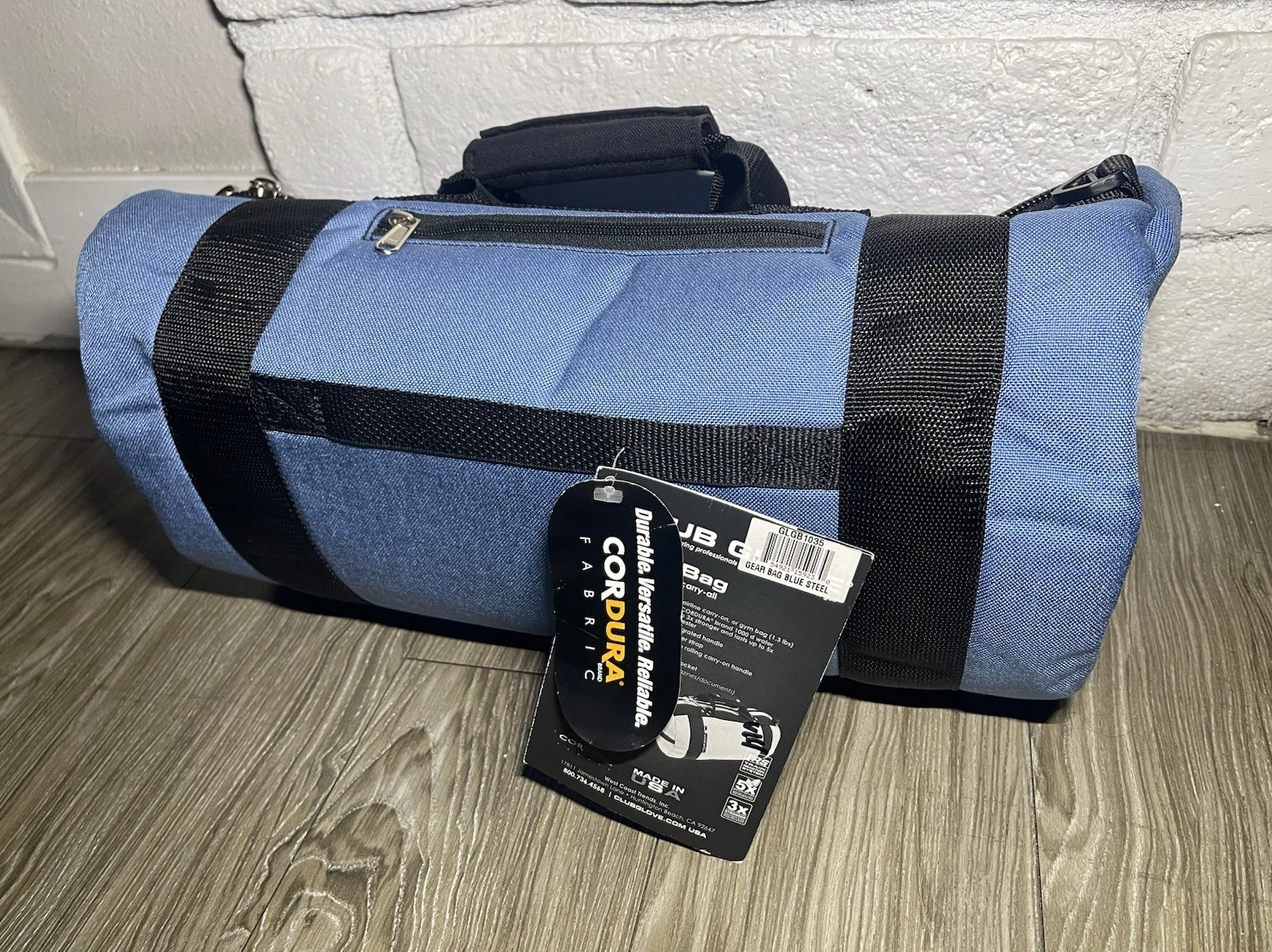 Club Glove Golf Gear Carry On Duffle Blue Travel Gym Bag NWT Cordura USA MADE