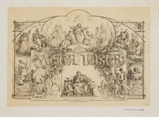 J. GEIGER (1805-1880), to Alois Auer's Our Father, 1860, Lithograph Romanticism
