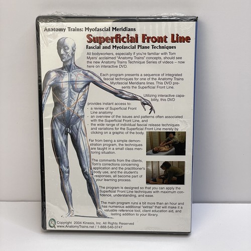 Anatomy Trains: Myofascial Meridians Tom Myers Superficial Front Line DVD - Picture 2 of 4