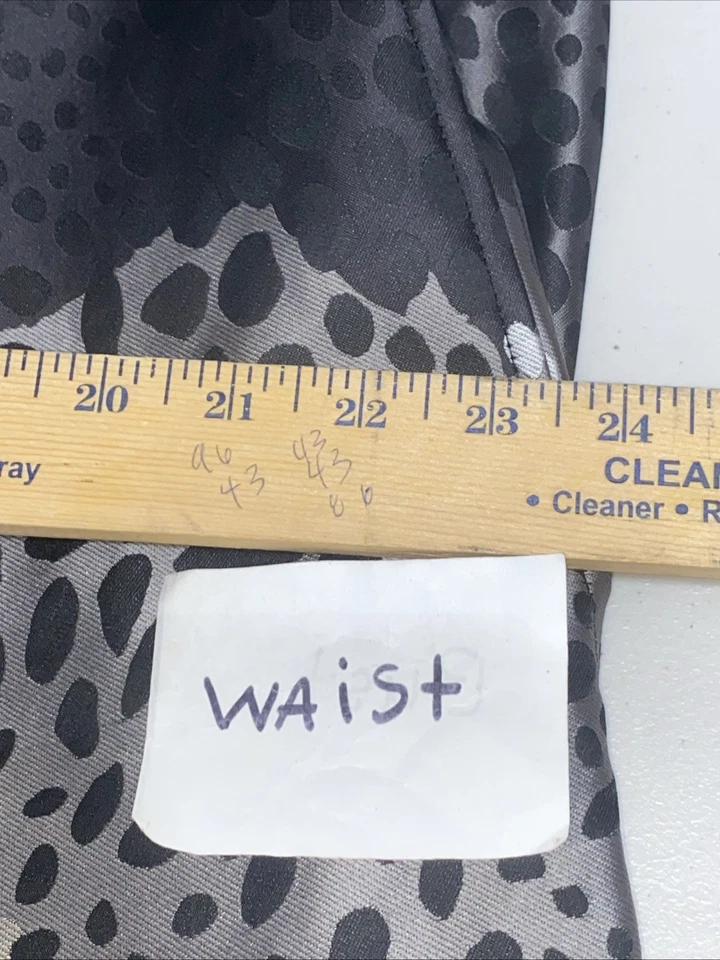 ANNE KLEIN Lined Animal PRINT Button TRENCH jacket COAT size 20W NWT - Image 4 of 4