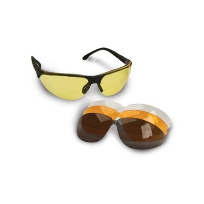 Walker`s - Razor Schiessbrille mit 4 wechselbaren Gläsern (Wechselgläsern) ANSI