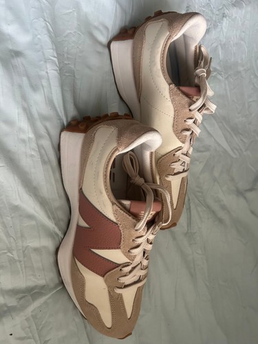 new balance 327 womens size 11 Cream/ Burnt orange