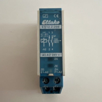 Eltako Universalrelais ES12-2-200 24 V DC 16 A 2-polig Elektroverdrahtung