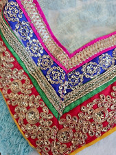 Traditional Rajasthani Ethnic Wear With Metalic Zari Stone Work 6 yards Free S