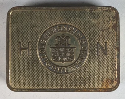 Alte Zigarettendose, Wehrmacht, Haus Neuerburg, Tropenpackung, WKII, #AG1015 - Bild 1 von 4