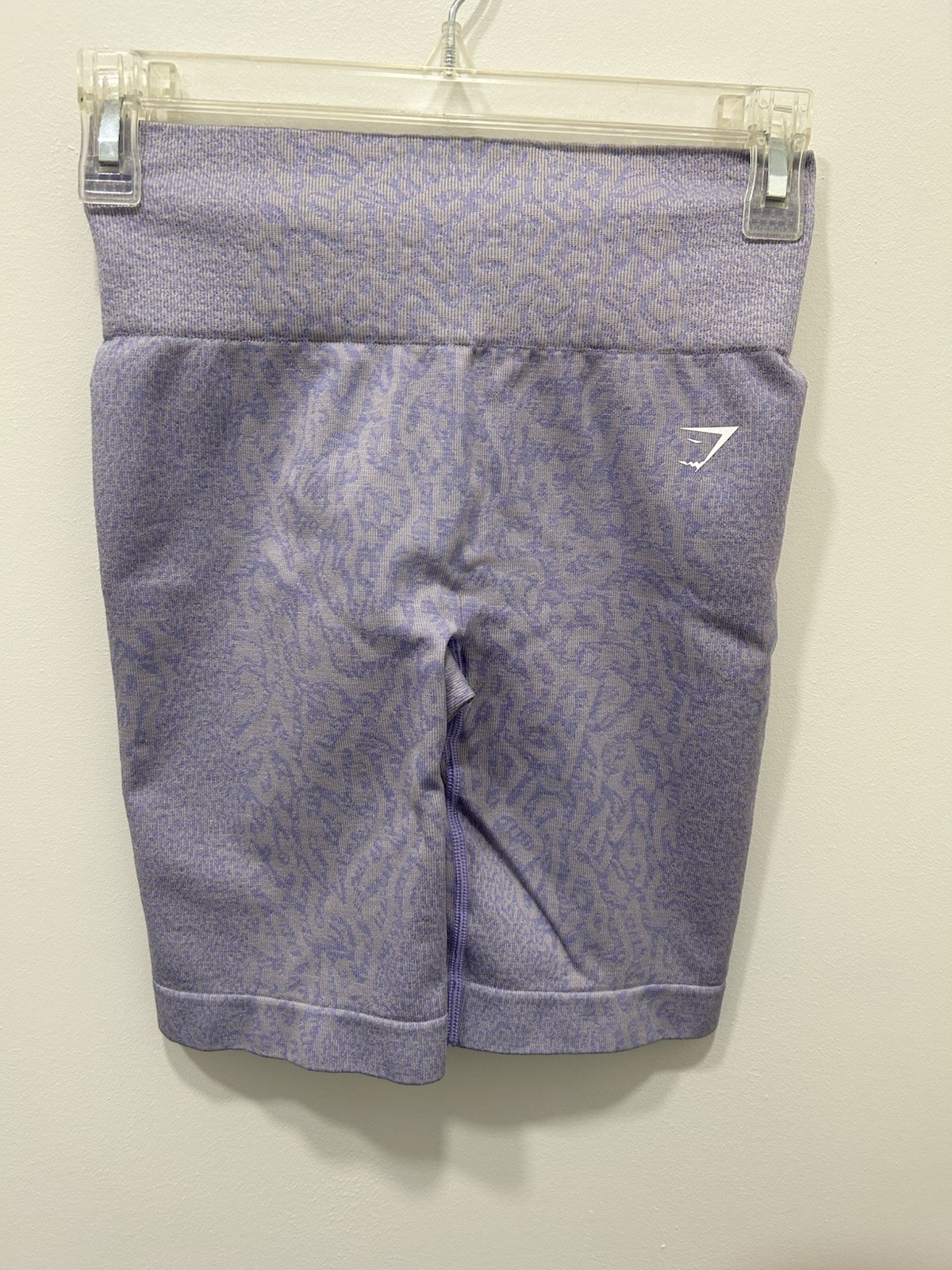 Gymshark Biker Shorts Small Women’s Purple Adapt Animal Seamless Bike Gym-image