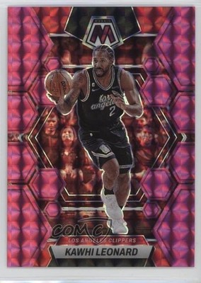 2022-23 Panini Mosaic Pink Mosaic Prizm 54/149 Kawhi Leonard #118 0ud4