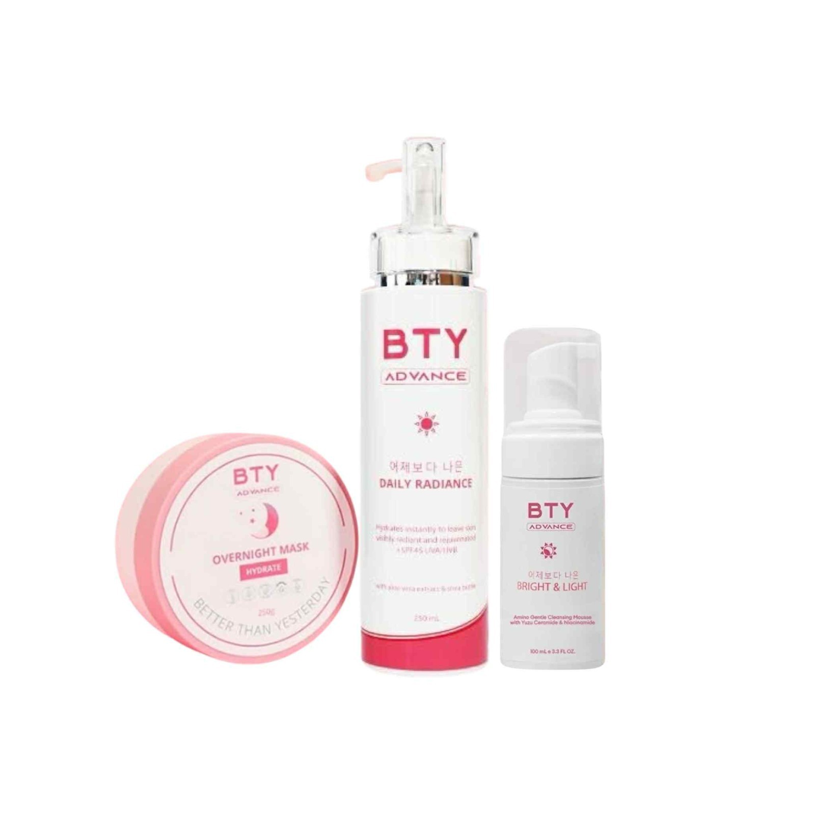 Bundle Cleanse Hydrate Protect Mousse Spf Mask