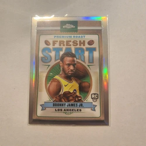 2024 Topps Chrome Basketball Refractor Bronny James Jr. #FS-15 PSA 10