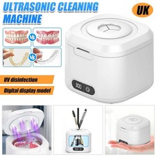 Ultrasonic Retainer Cleaner Aligner Denture Invisalign UV-Dental Pod Mouth Guard