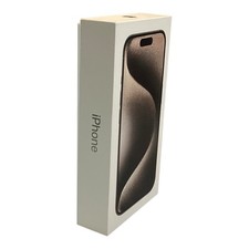 Apple iPhone 15 Pro MAX White Titanium Empty Box ONLY with the Manuel