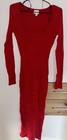 Strickkleid H&M Rot, Größe L, Kein Mal Getragen