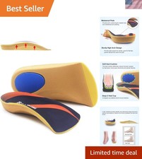 High Arch Plantar Fasciitis Insoles with Metatarsal Pads - Size S Comfort