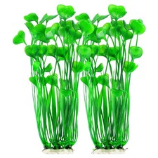Plastic Fish Tank Plants, 2 Pack Artificial Tall Aquarium Plants for Fish Tan...