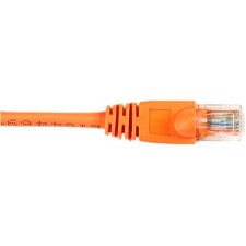 Black Box Cat6 Value Line Patch Cable, Stranded, Orange, 7-ft. 2.1-m -