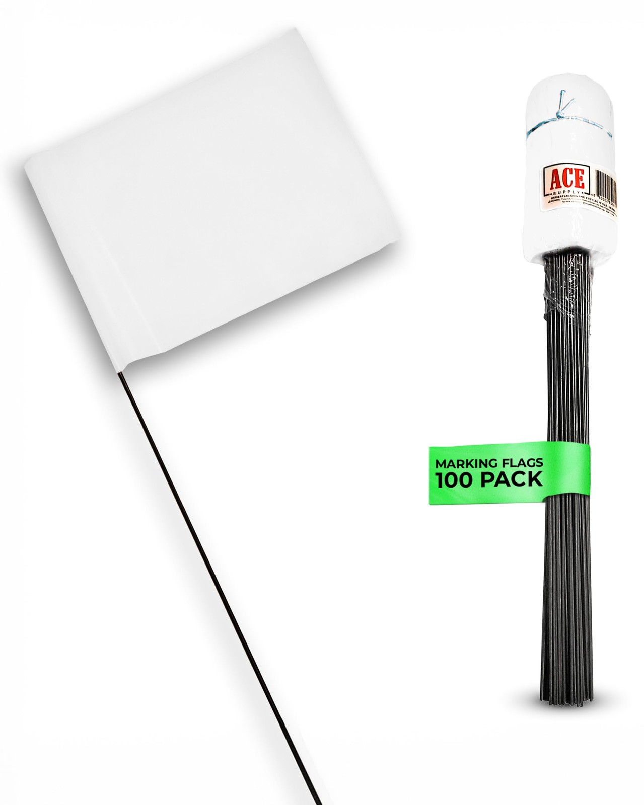 Flags For Dogs - 100 Pack - 4x5x15 Inch Training Markers