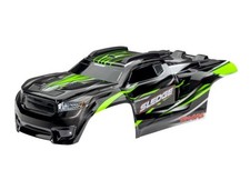 Traxxas 9511G Body Sledge Green Window Grille Lights Decal Sheet Assembled w...