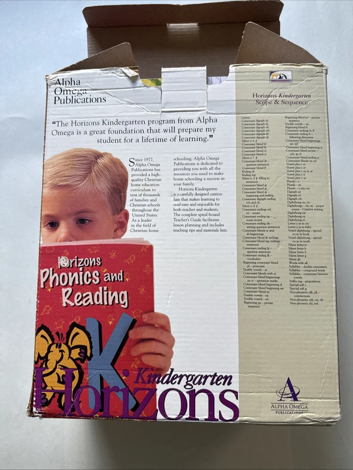 Horizons Kindergarten Phonics & Reading Box Set - Incomplete - Image 2 of 4