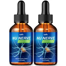 (2 Pack) Nu Nerve Extra Strength All Natural Healthy Organic Support (4 oz)