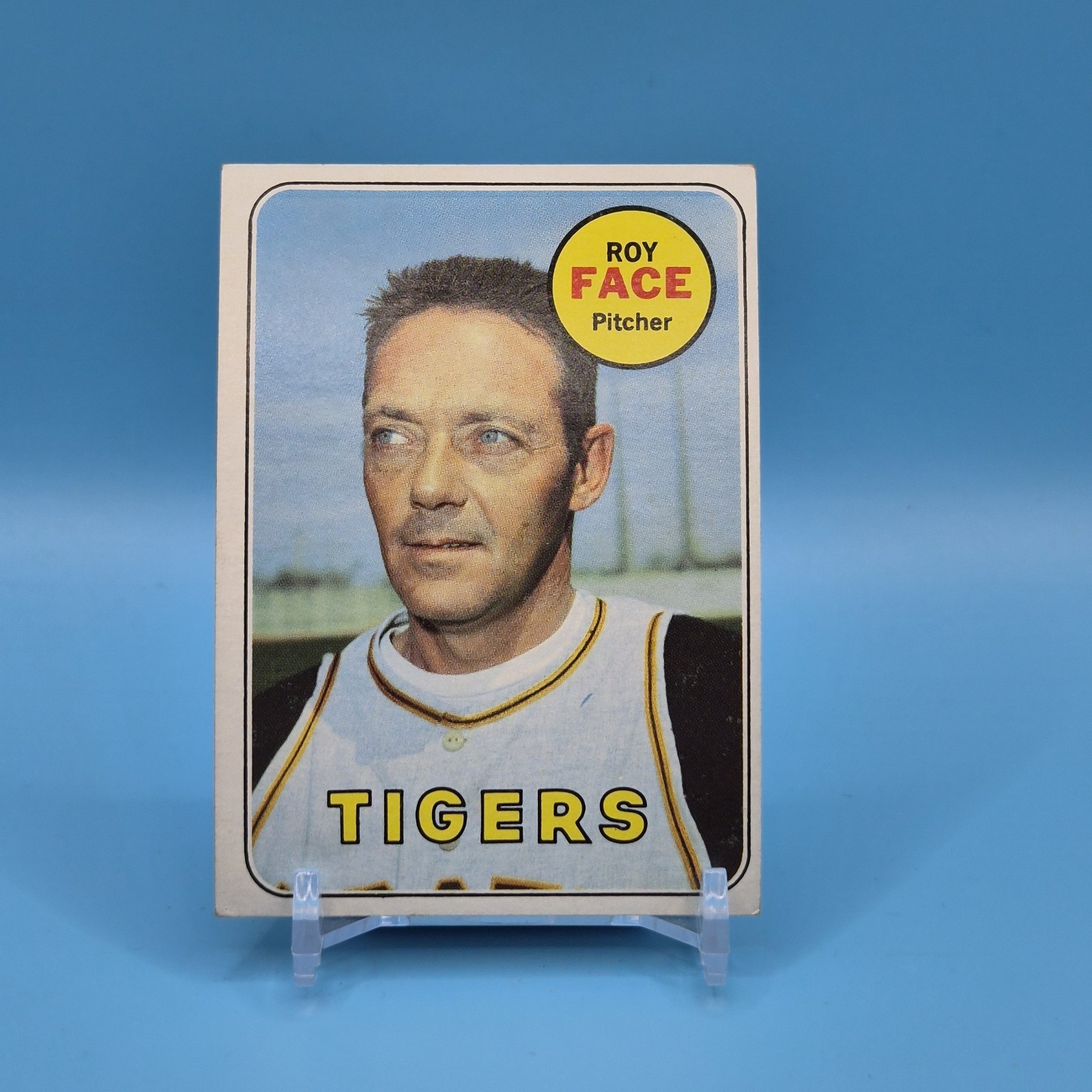 1969 Topps #207 Roy Face - Detroit Tigers - ExMT