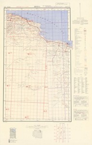 WW2—Siege of Tobruk—Derna—Libya—South African Survey Coy—SAEC—September 1941 map