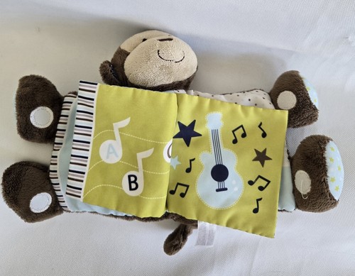 4 Carter's Brown Plush Monkeys,Baseball Ring, 1 Activity Book w/Crinkle Squeak - Picture 16 of 16