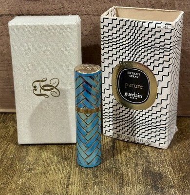 Vintage GUERLAIN Parure Eau De Toilette Spray 0.3 Oz Empty Bottle Rare 1967