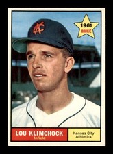 1961 Topps #462 Lou Klimchock   NM/NM+ X2606079