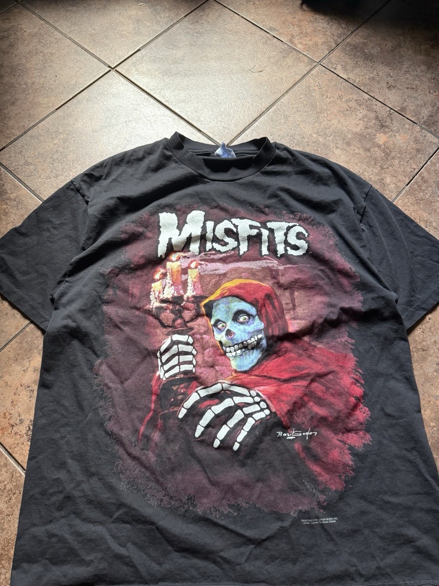 Misfits American Psycho Tour 1997 Tシャツ Vintage Misfits American Psycho 1997 Tour T Shirt WEARABLE DRYROT