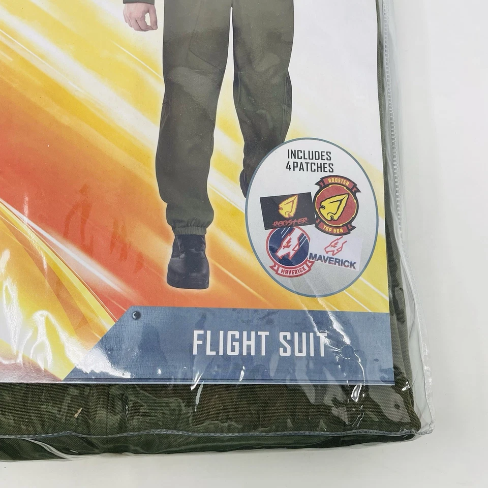 Top Gun Maverick Hombre Adulto Talla XXL Se Ajusta a 48-52 Disfraz de Halloween Mono Foto 3 de 4