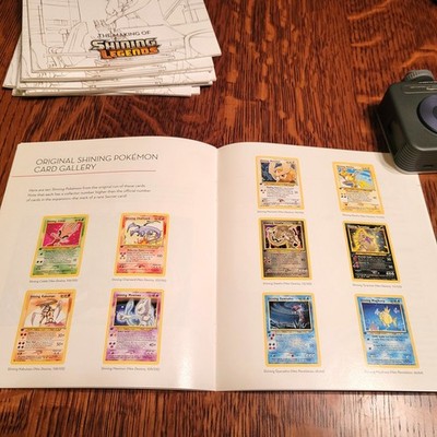 4 x Pokémon The Making of Shining Legends Player's Guide Booklet