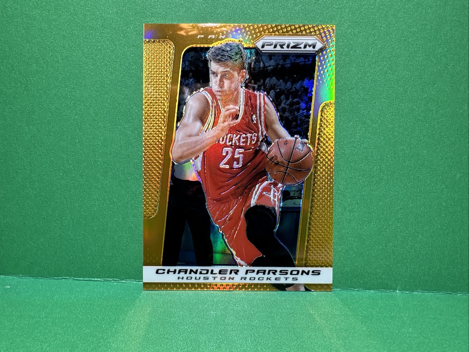 2013-14 Panini Prizm - Chandler Parsons #134 Orange Prizm 10/60