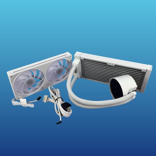 NZXT Kraken Elite 240 RGB AIO CPU Liquid Cooler White RL-KR24E-W #MB4246