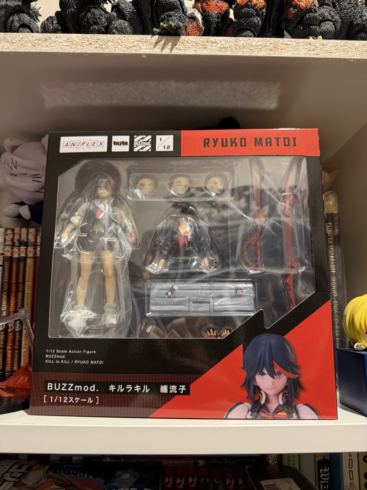 New BUZZmod. Kill La Kill Ryuko Matoi Action Figure Aniplex 1/12 Scale in Stock