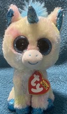 Ty Beanie Boo Blitz The Unicorn Stuffed Animal Plush Toy New NWT