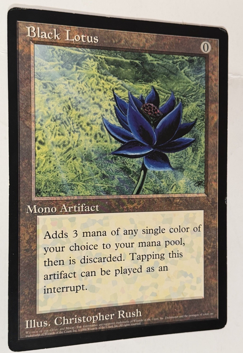 SCRYE Magazine #15 Magic JUMBO BLACK LOTUS 6X9-MTG view 9