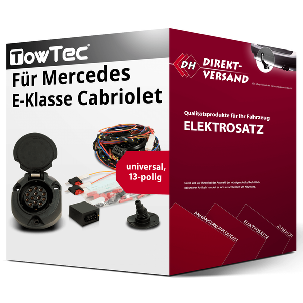 E-Satz 13Polig Universell für Mercedes E-Klasse Cabriolet 01.2010-08.2017 Neu-image