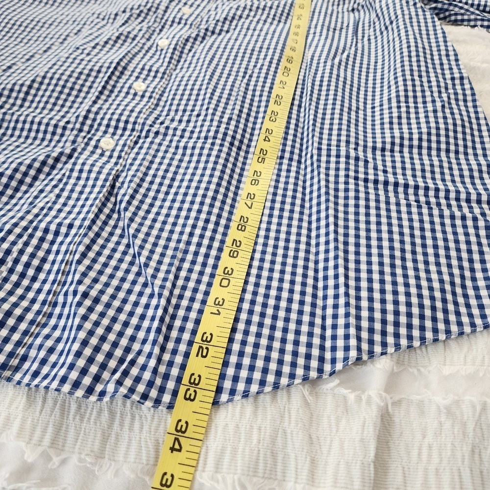 Brooks Brothers 1XLT Non-Iron Gingham Button Down Shirt Preppy Office wear Casua thumbnail 6