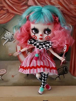 Blythe  Custom  Doll Puppe ''Sugar'' Sammlerpuppe Bjd Künstlerpuppe, Zirkus