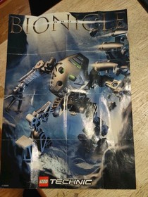 LEGO BIONICLE: Onua (8532) Complete With Instructions And Poster