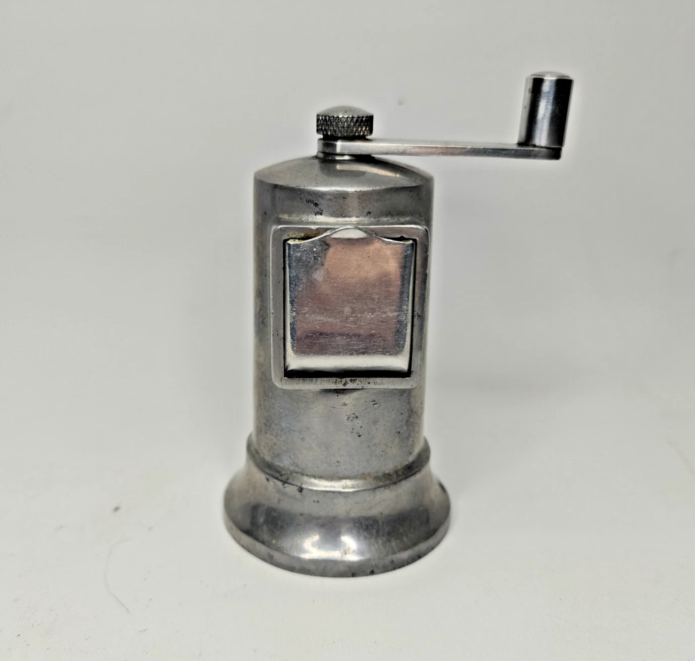 Vintage Perfex 4” Cast Aluminum Salt/Pepper Mill Grinder Made in France