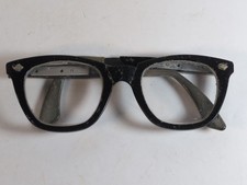 Vintage SELLSTROM Horn-Rimmed Adjustable Arms Safety Glasses