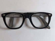 Vintage SELLSTROM Horn-Rimmed Adjustable Arms Safety Glasses 