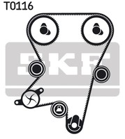 1X Skf Vkmc 05222 Wasserpumpe + Zahnriemensatz FüR Opel Vauxhall Daewoo Chevrole
