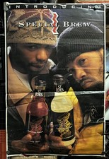 Vintage St Ides Special Brew 1996 Promotional Poster Method Man Redman Promo