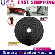 32ft U Shape Rubber Seal Car Door Edge Guard Molding Trim Protectors Strip Kofde