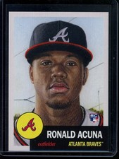 2018 Topps Living Set #19 Ronald Acuna Jr. RC Rookie Card (Qty). rookie card picture