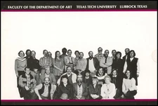 Faculty of the Department of Art, Texas Tech University, Lubbock Texas