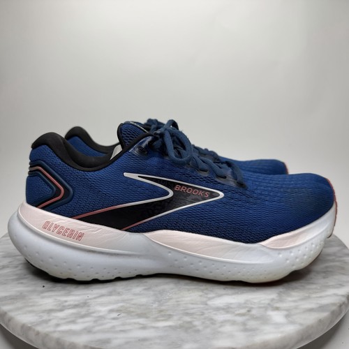 Brooks Glycerin 21 Blue/Icy Pink/Rose Running Shoe's Women's Size 9 1204081B496 - Picture 1 of 14