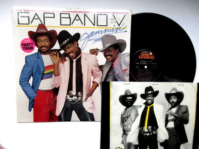 THE GAP BAND - V FIVE JAMMIN -EX / NM SHRINK WRAP - Vinyl LP ULTRASONIC CLEAN
